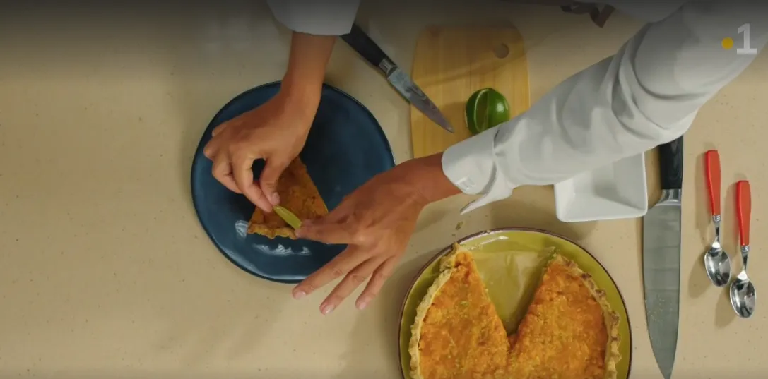 Tarte à l’abricot pays, pâte brisée à la cannelle