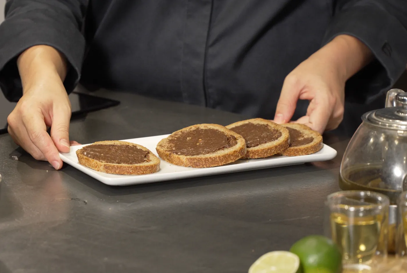 Pâte à tartiner anti-gaspi choco-banane