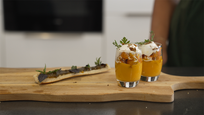 VERRINE AUTOUR DU GIRAUMON​